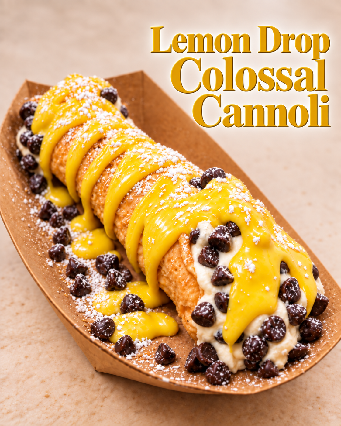 Lemon Drop Cannoli