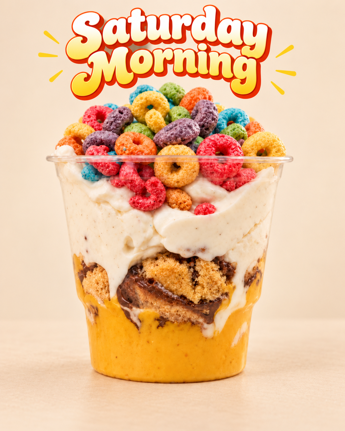 Saturday Morning Cartoons Stuffed Cup