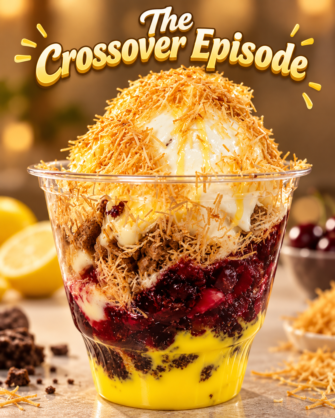 The Crossover Episode Stuffed Cup